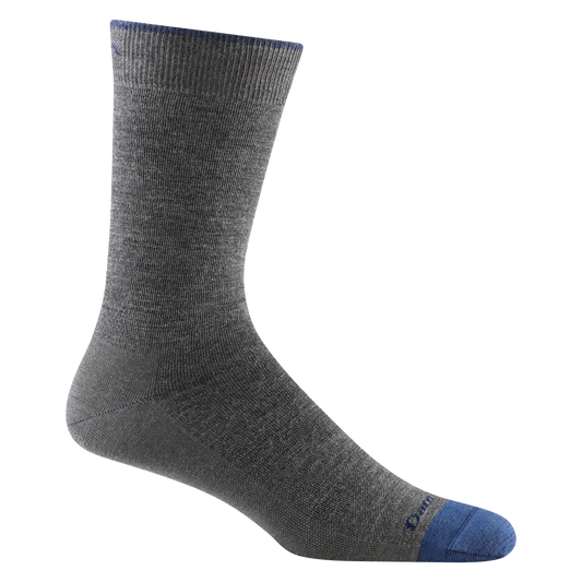 Men's Solid Crew Lightweight Lifestyle Socks