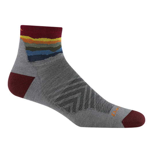 Men's Run Quarter Cushioned Ultra-Lightweight Running Socks