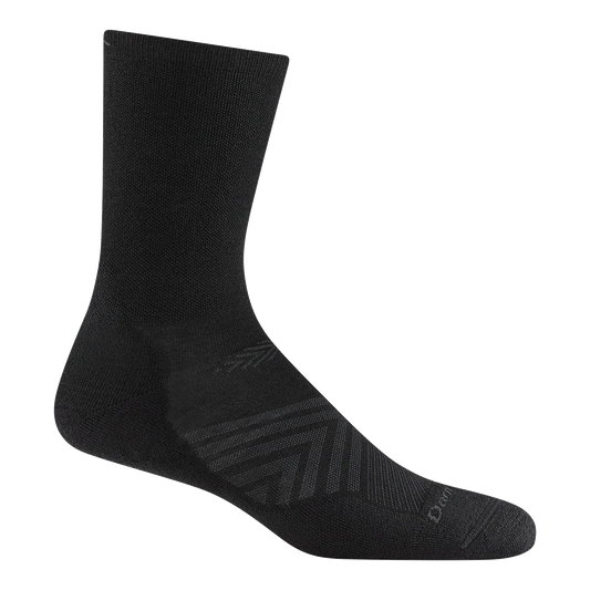 Men's Run Micro Crew Cushioned Ultra-Lightweight Running Socks