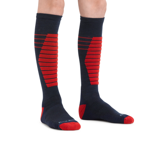 Kids Edge Over-the-Calf  Midweight Ski & Snowboard Sock-Last Chance