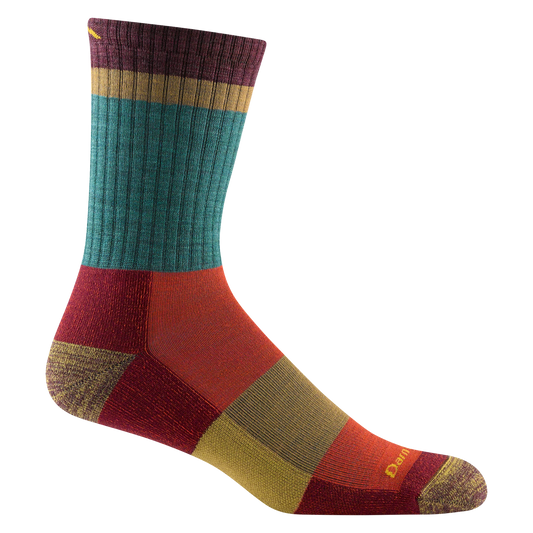 Men's Heady Stripe Micro Crew Lightweight Hiking Socks