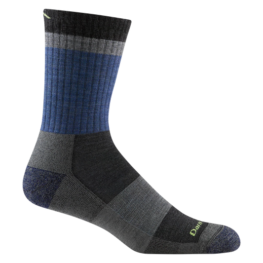 Men's Heady Stripe Micro Crew Lightweight Hiking Socks