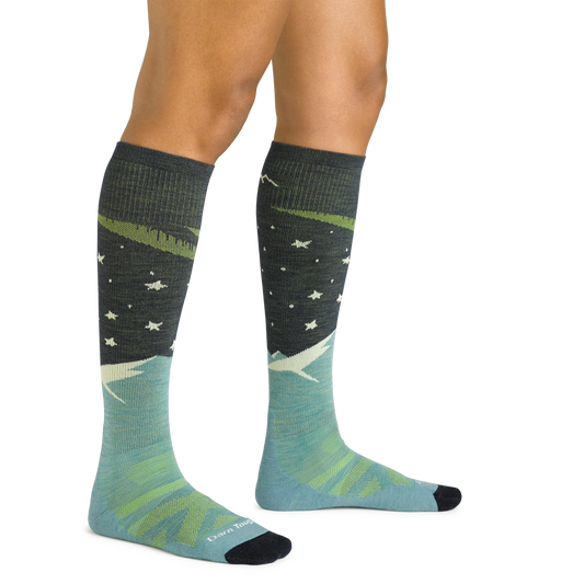 Women's Aurora Over-the-Calf Lightweight Ski & Snowboard Socks