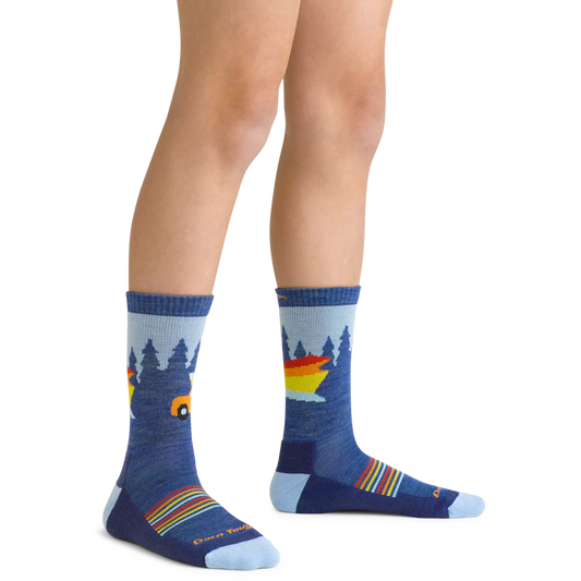 Kids Van Wild Micro Crew Lightweight Hiking Socks